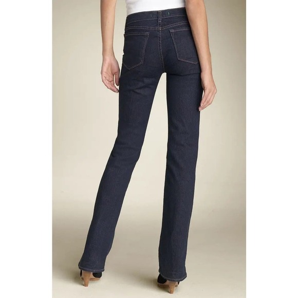 J Brand Denim - J Brand 805 Mid Rise Straight Leg Jeans in Ink Dark Blue Wash Size 26 Classic
